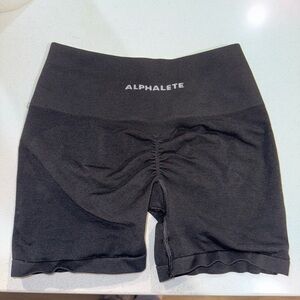 Alphalete Women's Black Bike Shorts